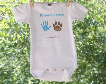 Partners In Crime Child & Dog: Personalized Infant Bodysuit