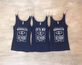 21st Birthday Bash // Whiskey Inspired // Single or Set