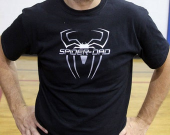 Personalized Steel Spider Superhero Dad Shirt