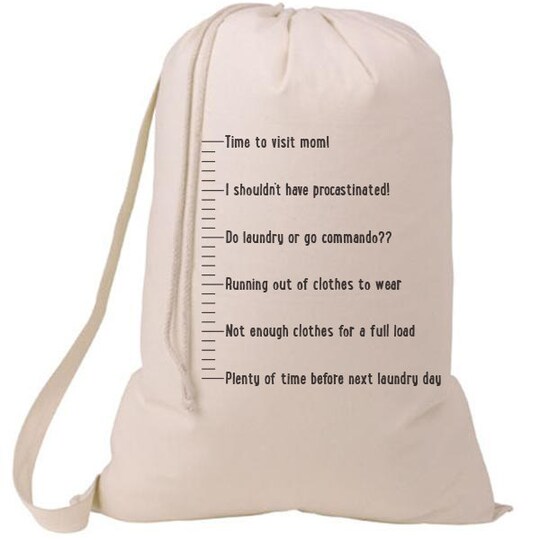 Grad Gift Measurements Laundry Bag