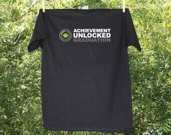 Achievement Unlocked: Graduation Unisex T-shirt / Gamer Shirt / Graduation/ Video Game Lover Shirt