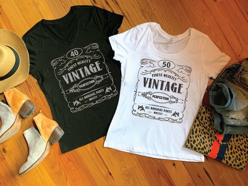Aged to Perfection Vintage Whiskey 50th Birthday Party T-shirt image 6