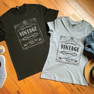 Aged to Perfection Vintage Whiskey 50th Birthday Party T-shirt