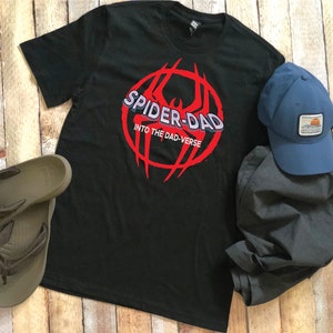 Spider Dad, Into the Dadverse, Koszulka na Dzień Ojca, Koszulka Superbohatera, Prezent dla Taty