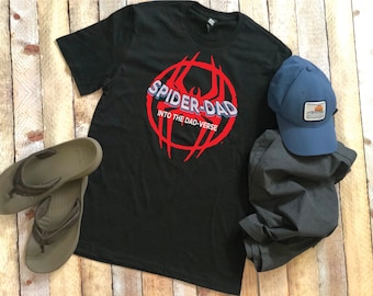 Spider Dad, Into the Dadverse, Vatertagsshirt, Superheldenshirt, Papageschenk