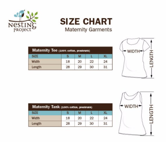 Baby Week Size Chart