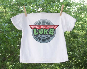 Big Brother Mutant Ninja Turtles Inspired Shirt - Personalized