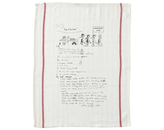 UPGRADE ONLY jumbo print - must purchase with recipe tea towel - link below to tea towel