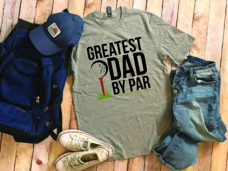 Best Dad by Par Golf Father's Day Shirt Dad Golf Shirt - Etsy