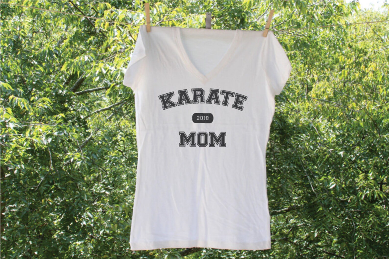 Karate Mom Shirt Can Be Personalized With Name & Number on Etsy