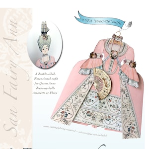 A Court Dress and Wig “à la Belle Poule” for Amorette or Flora