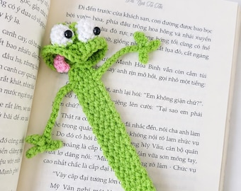 Bladwijzerpatroon gehaakte gekko: grappige hagedis-amigurumi (pdf-download)