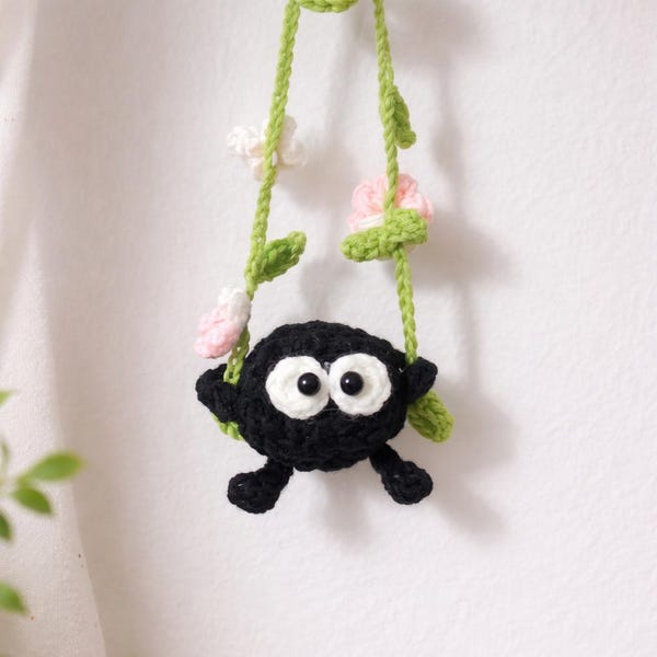 Black Dust Spirit Häkelanleitung | Amigurumi Auto hängen | PDF Datei
