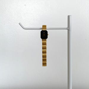 Elegant Vintage Slim Gold Tone Black Dial Citizen Elegance Women's Watch | Vintage Watch | Citizen Watch | Gold Tone Watch | Cocktail Watch