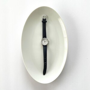 Working Timex Black & White Round Face  Stretch Strap Quartz Watch 32mm Fit 7.5 Amazon.com: Timex Men main image 2