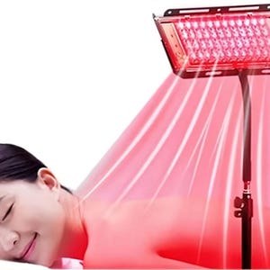 Red Light Therapy Lamp Infrared Light Therapy with Adjustable Stand. Light Device for Body Pain Relief Skin Care.