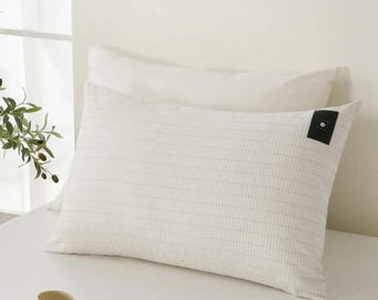 Funda de almohada Earthing Grounding. Ayuda con el insomnio. Promueve la relajación. Úsala para un sueño profundo y reparador.