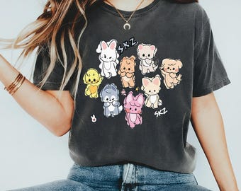 Kpop Stray Kids Skzoo Shirt, Stray Kids Skzoo Member Merch Sweatshirt, Stray Kids Concert Dominate World Tour 2025 Shirt, Kpop Gift for Stay