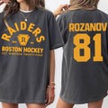 Ilya Rozanov #81-Boston Raiders Shirt, Heated Rivalry Connor Ilya Sweatshirt, Heated Rivalry Merch Hoodie, Hollander Rozanov Couple Shirt product logo