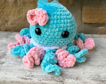 Crochet Octopus JellyFish, Mini Jellyfish Amigurumi, Mini Octopus, Amigurumi Octopus plush, Crochet mini octopus stuffed animal