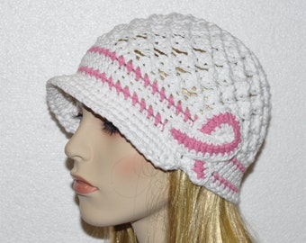 Breast Caner Hat, Cancer awareness hat, Ladies Cancer awareness Hat, Chemo Hat