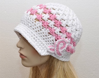 Breast Cancer Awareness Hat, Cancer Hat, Breast Cancer Cap, Cancer Chemo Cap, Breast Cancer, Fight Cancer, Cancer Awareness,