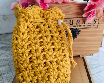 Crochet soap saver bag