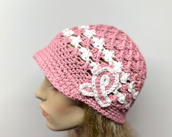 Cancer Hat, Breast Cancer Chemo Hat, Ladies Cancer hat, ready to ship