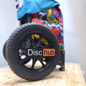 Disc Hub Knob for ZÜCA Cart – Knobzilla Series | Parody Handle | 3D Printed Disc Golf Mod | Funny Cart Accessory