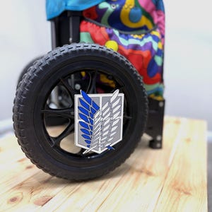 Scout Emblem Knob for ZÜCA Cart – Knobzilla Series | Wings of Freedom Cart Mod | 3D Printed Disc Golf Accessory