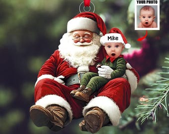 Personalized Photo Christmas Ornament: Custom Acrylic Family Keepsake