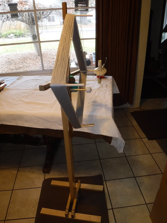 Floor Model Vertical Yarn Swift With Measurer Crank - Diy Vertical Yarn Swift Floor Model Vertical Yarn Swift With Measurer Crank - Diy Vertical Yarn Swift