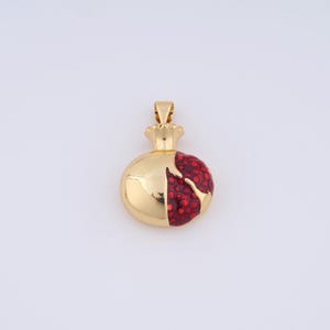 Gold Kettle Charms,18K Gold Filled Kettle Pendant,Enamel Charm DIY Jewelry Accessories