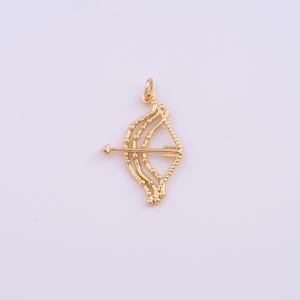 Gold Arrows Charms,18K Gold Filled Arrows Pendant,DIY Jewelry Accessories