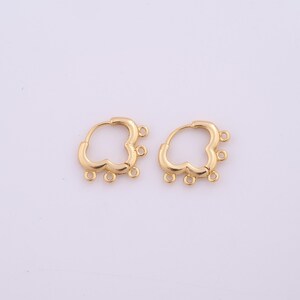 1 pair Thick Hoop Earrings,18K Gold Filled Huggie Hoop Earrings Accessories,Hoop Earrings,Huggie Hoop,Gift for Her