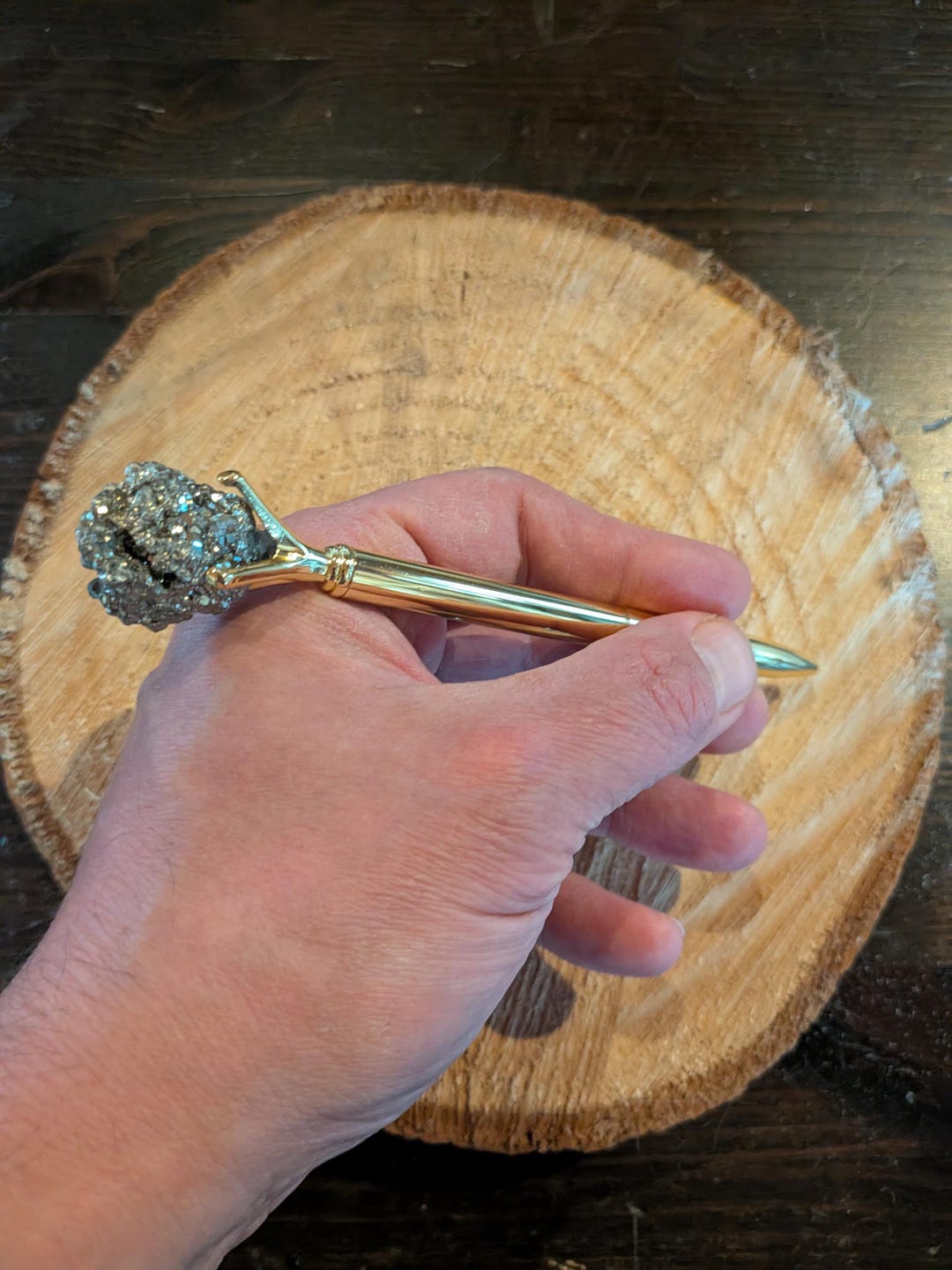 Pyritre Pen Energizing Ballpoint Pen With Pyrite – Focus, Abundance & Inspiration ...