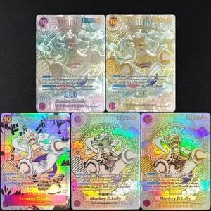 One Piece Card Game OP05-119 Monkey D. Luffy Foil Proxy Card | Holo Silver Stamped OPCG ENG/JP