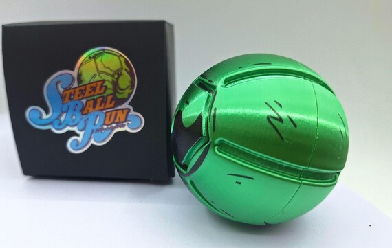 JOJO Bizarre adventure Part 7 steel ball run steel ball self rotation Fidget toy Cosplay props Display deco vintage anime fan Gift wall art