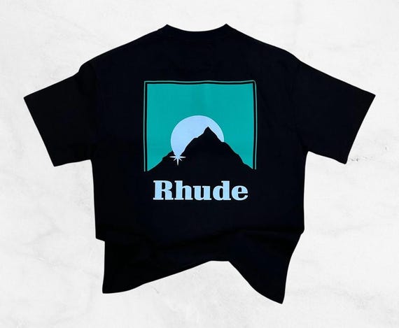 【RHUDE】ロゴプリント入り Tシャツ RH Graphics T-SHIRT BLACK - Etsy