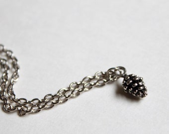 Small Pinecone Necklace Ladies Jewelry