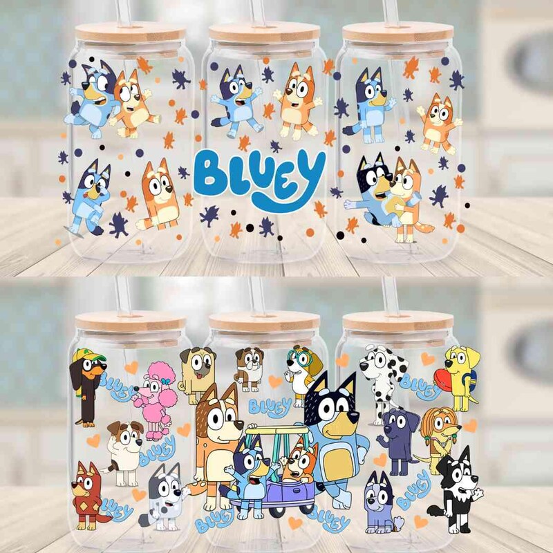 Dtf Transfer Download Bluey - Etsy