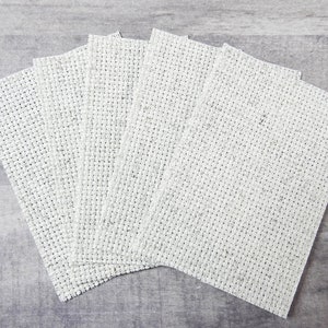 Hand-Cut ACEO Blanks: Carolina Linen Aida Cloth, 14ct (5 count)