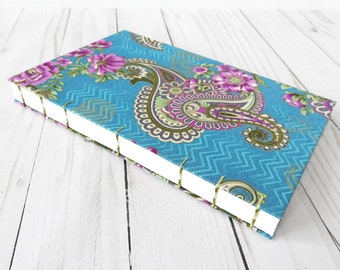 Artist Journal Handbound Book Travel Diary Handmade Sketchbook 6x9 Inch Watercolor Sketchbook Mixed Media Journal Mindfulness Gift