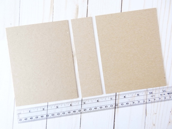  Small Scrapbook, Chipboard Covers & 20 Paper Pages, 3