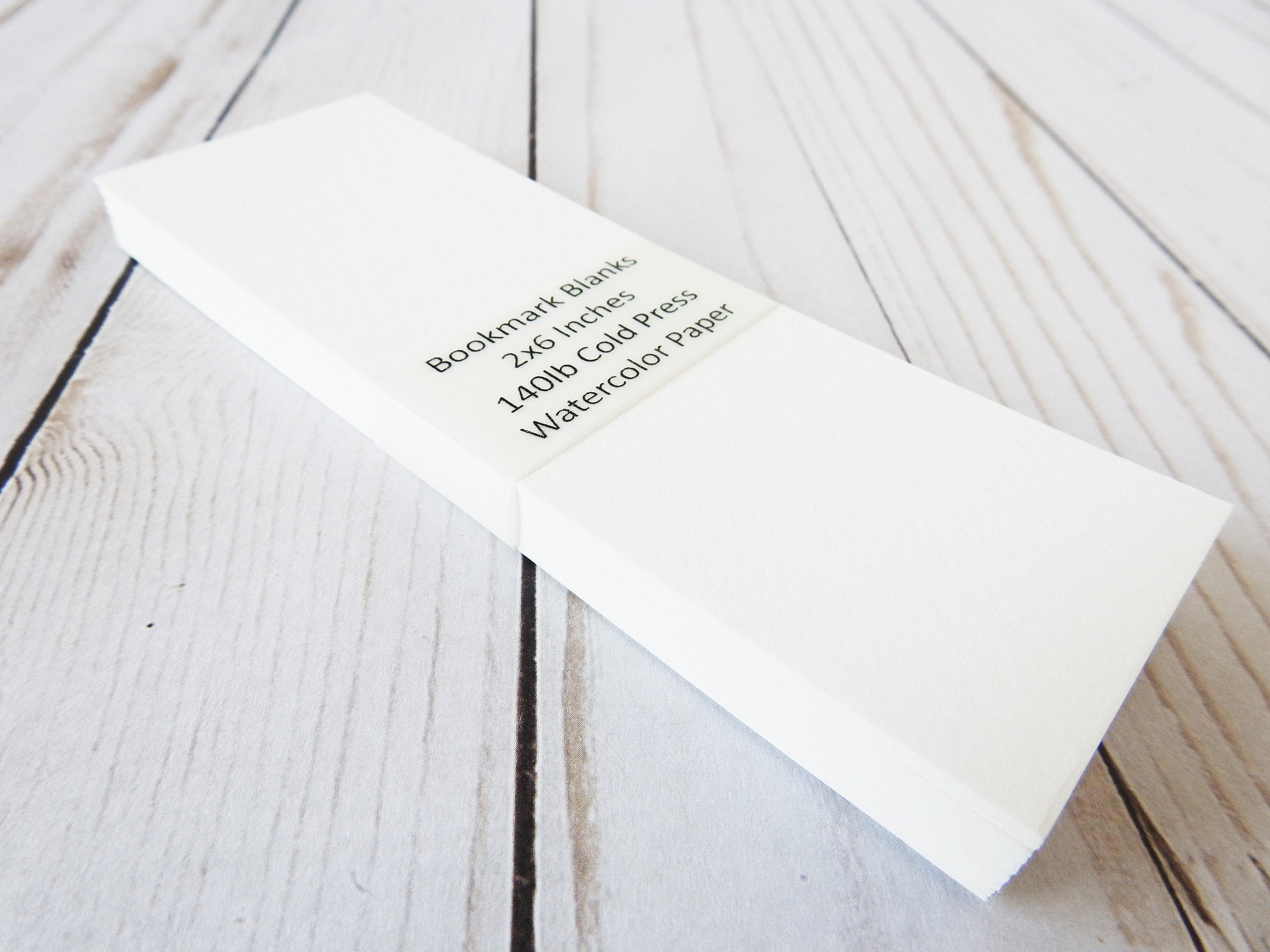 Hand Cut Watercolor Bookmark Blanks: Canson XL, 140lb (25 Count) - Etsy