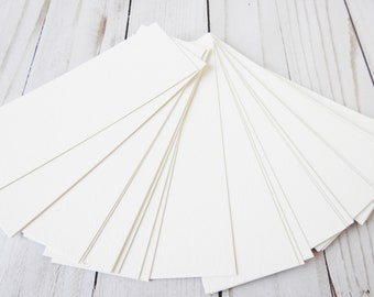 Hand Cut Watercolor Bookmark Blanks: Canson XL, 140lb (25 Count)