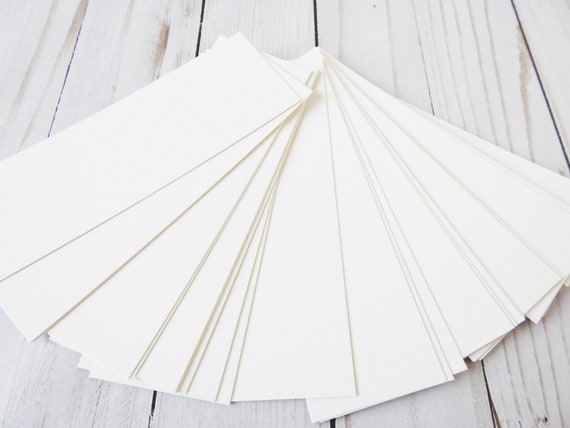 Hand Cut Watercolor Bookmark Blanks: Canson XL, 140lb (25 Count)