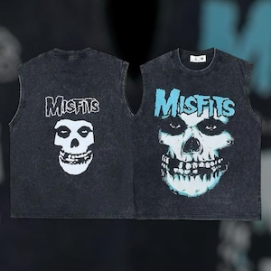 Metallica Guns N' Roses | Tank Top Vintage Rock Band T-Shirt | Rockband Fans Geschenk | Hard Rock Ästhetik MISFITS SCORPIONS Tank-T-Shirt METALLICA