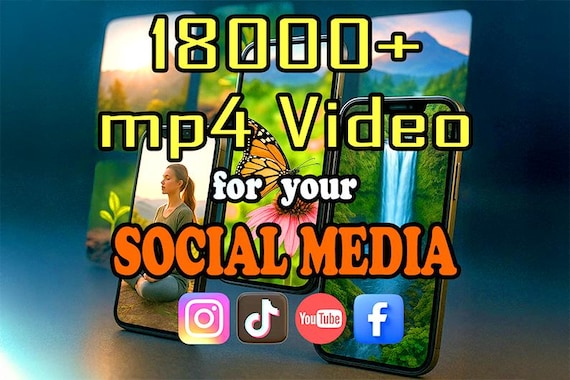 18000+ MP4 Video Clips x video maker,  Instagram & TikTok Reels and Youtube reels-short