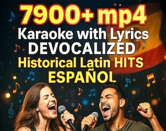7900+ Videos Karaoke MP4 en Español | Canciones Sin Voz y Letras Originales [C15]